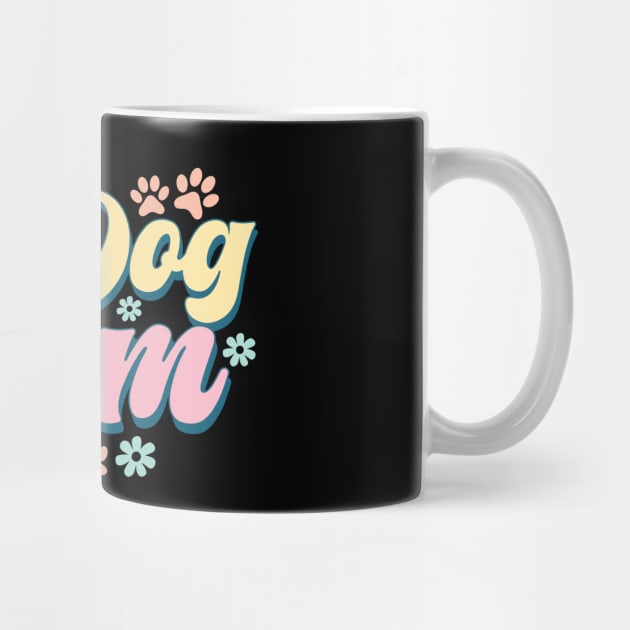 Retro Dog Mom Paw Gifts by The WYLD Tribe